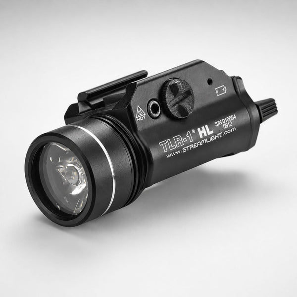 Streamlight TLR-1 HL weapon light with 1000 lumens and 20,000 candela
