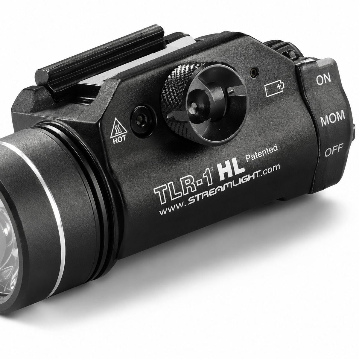 Streamlight TLR-1 HL Long Gun Kit weapon light running two CR123A cells for 1.5 hours