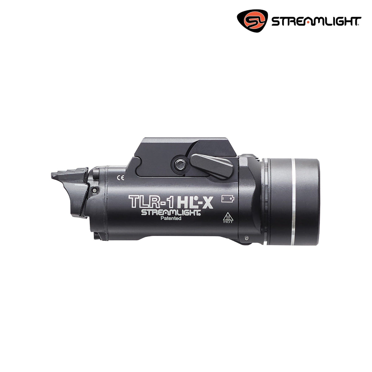 Streamlight TLR-1 HL-X weapon light with 1.5 hours of runtime at full output