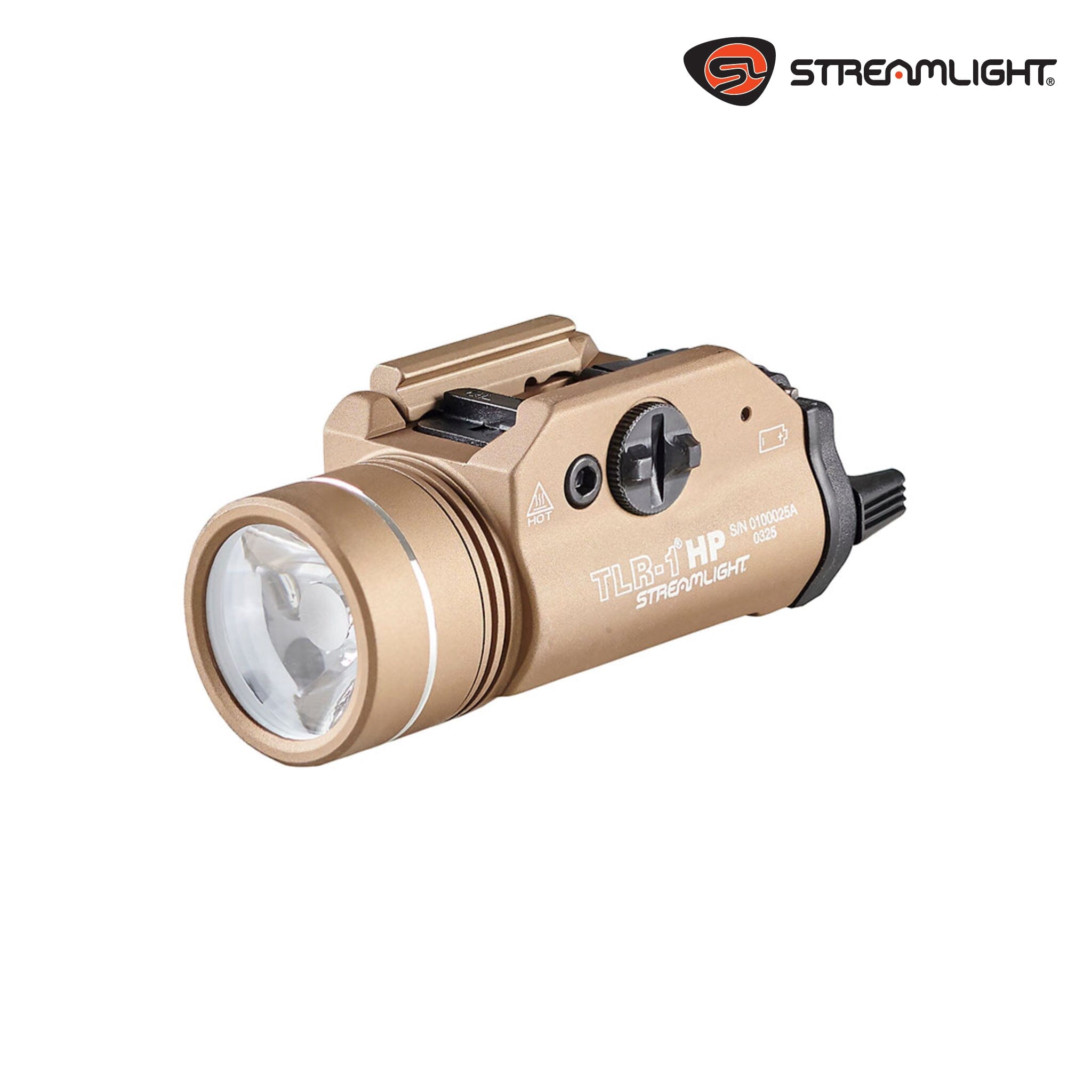 Streamlight TLR-1 HP Weapon Light 1000 Lumens High Candela Weapon Light Streamlight Flat Dark Earth 