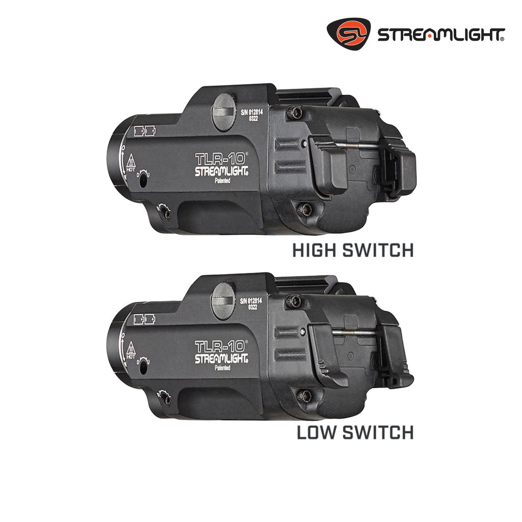 Streamlight TLR-10 Rail-Mounted Weapon Light with Laser Weapon Light Streamlight 
