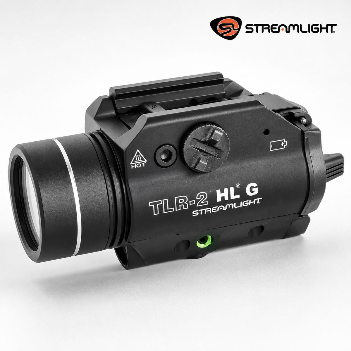 Streamlight TLR-2 HL G weapon light with green laser with 20,000 candela reaching 283 metres