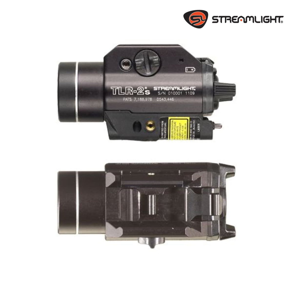 Streamlight TLR-2s weapon light with red laser and strobe in 6000-series aluminium at 4.72 oz