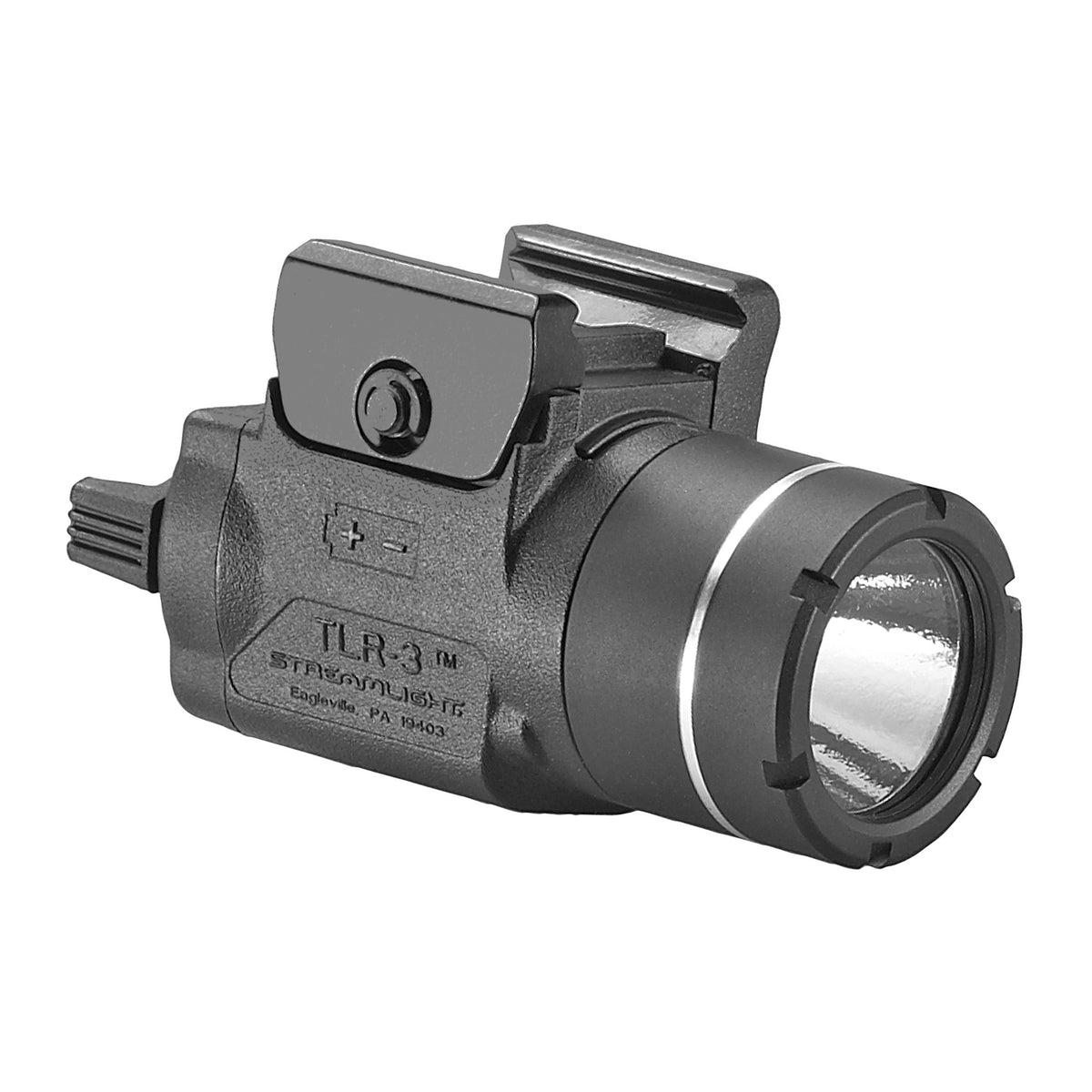 Streamlight TLR-3 weapon light running a single CR2 lithium cell at 2.32 oz