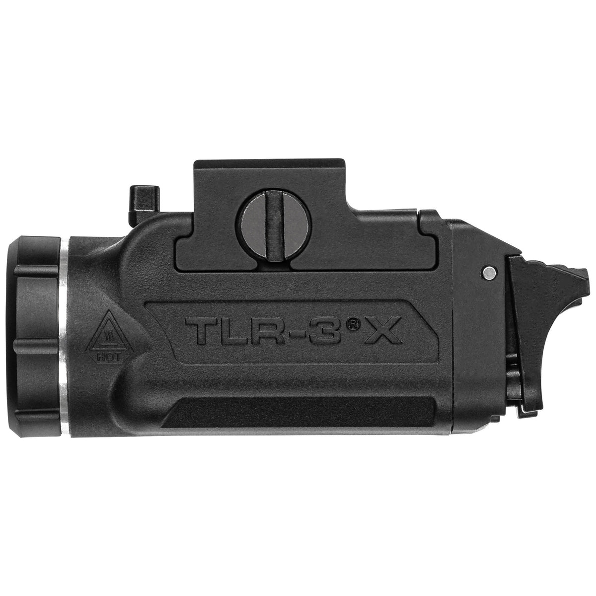 Streamlight TLR-3X USB weapon light for 1913 rail pistols supplied with an SL-B9 USB-C rechargeable pack