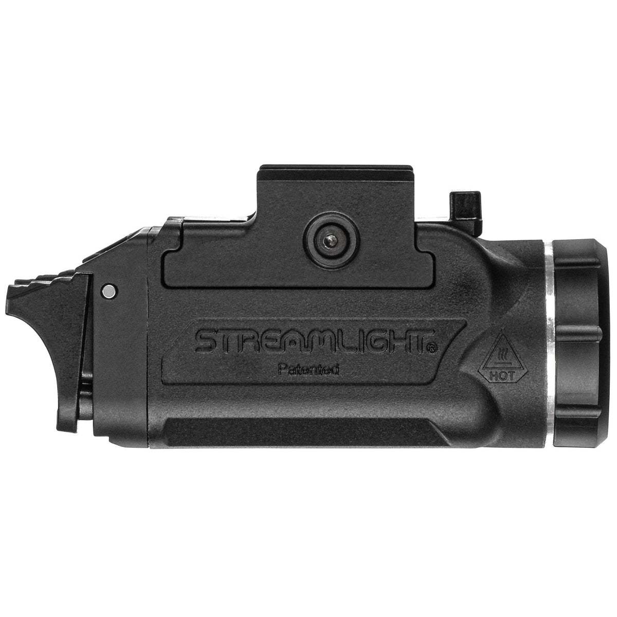 Streamlight TLR-3X weapon light for 1913 rail pistols on an SL-B9 USB-C pack or CR123A cell