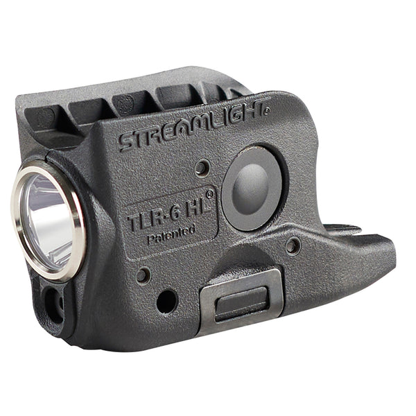 Streamlight TLR-6 HL G weapon light with green laser for the Glock 42, 43, 43X and 48 at 300 lumens