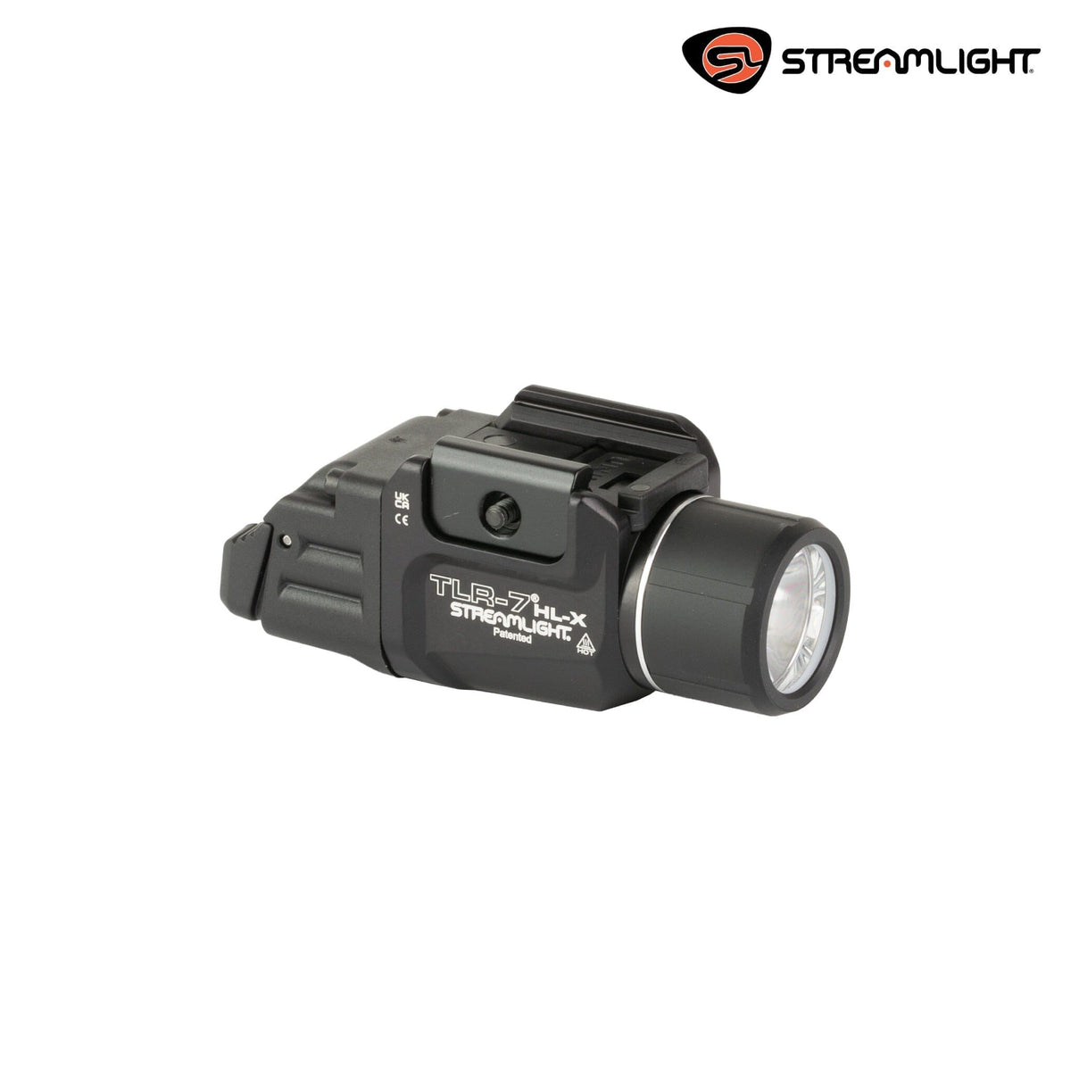 Streamlight TLR-7 HL-X USB weapon light in black reaching 297 metres of usable beam