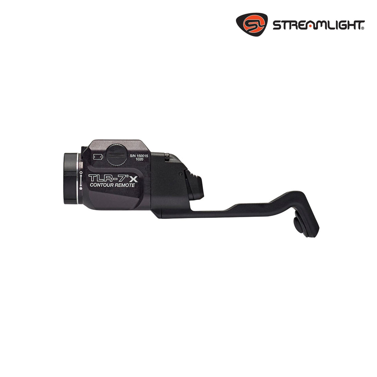 Streamlight TLR-7 X Contour Remote weapon light for Glock Gen 4 and 5 on SL-B9 rechargeable or CR123A power