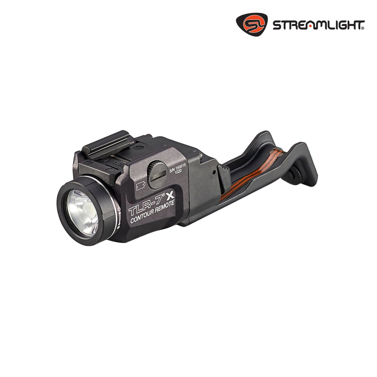 Streamlight TLR-7 X Contour Remote weapon light for Glock Gen 4 and 5 throwing 9,500 candela to 195 metres