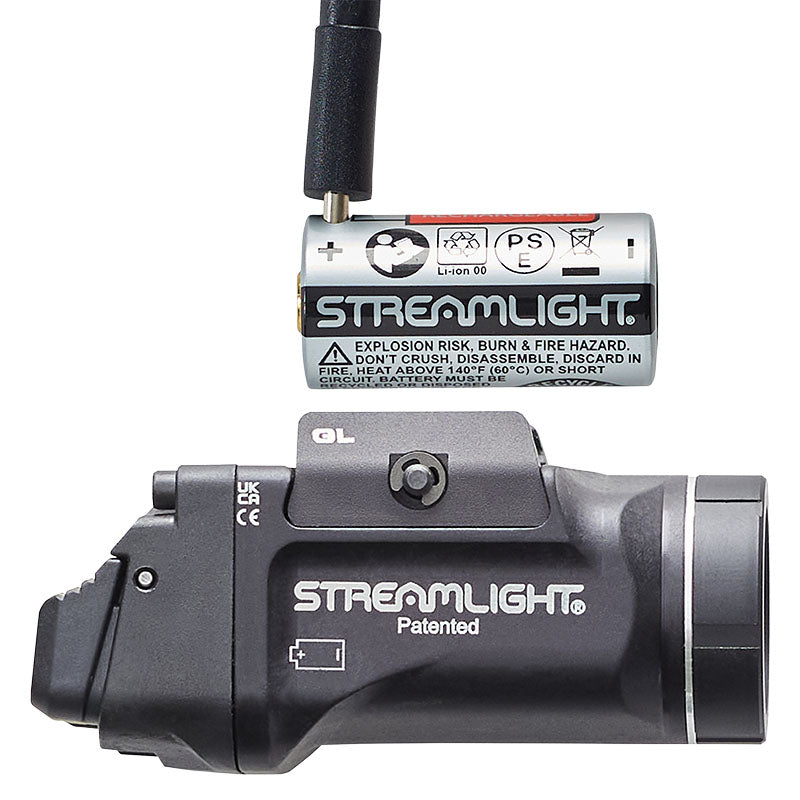 Streamlight TLR-7 X Sub weapon light for 1913 short rails with its rear paddle switches