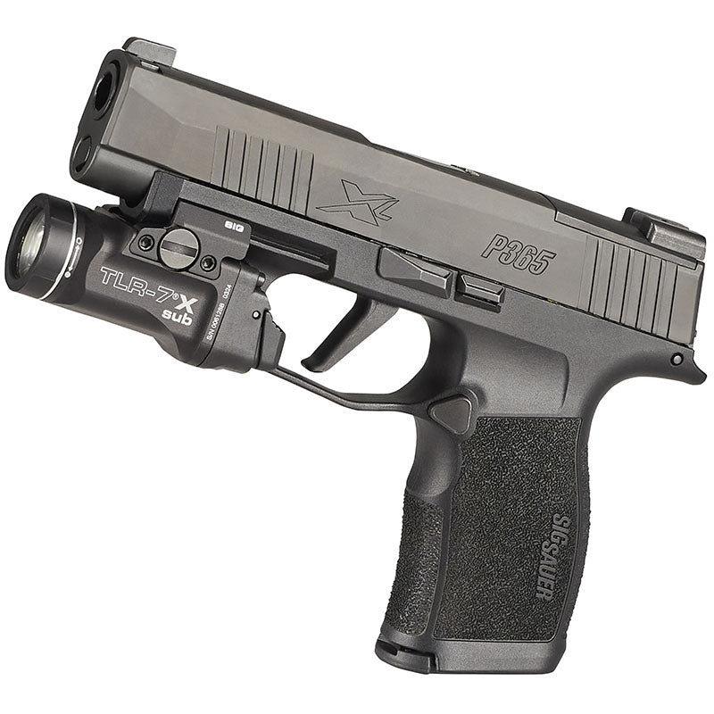 Streamlight TLR-7 X Sub weapon light for Glock 43X and 48 MOS rails, 5,000 candela output