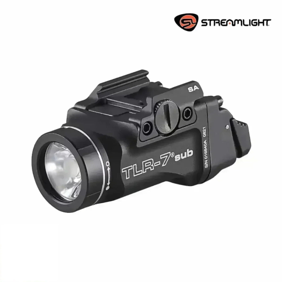Streamlight TLR-7 X sub weapon light for the Springfield Hellcat with 725 lumens and 7,700 candela
