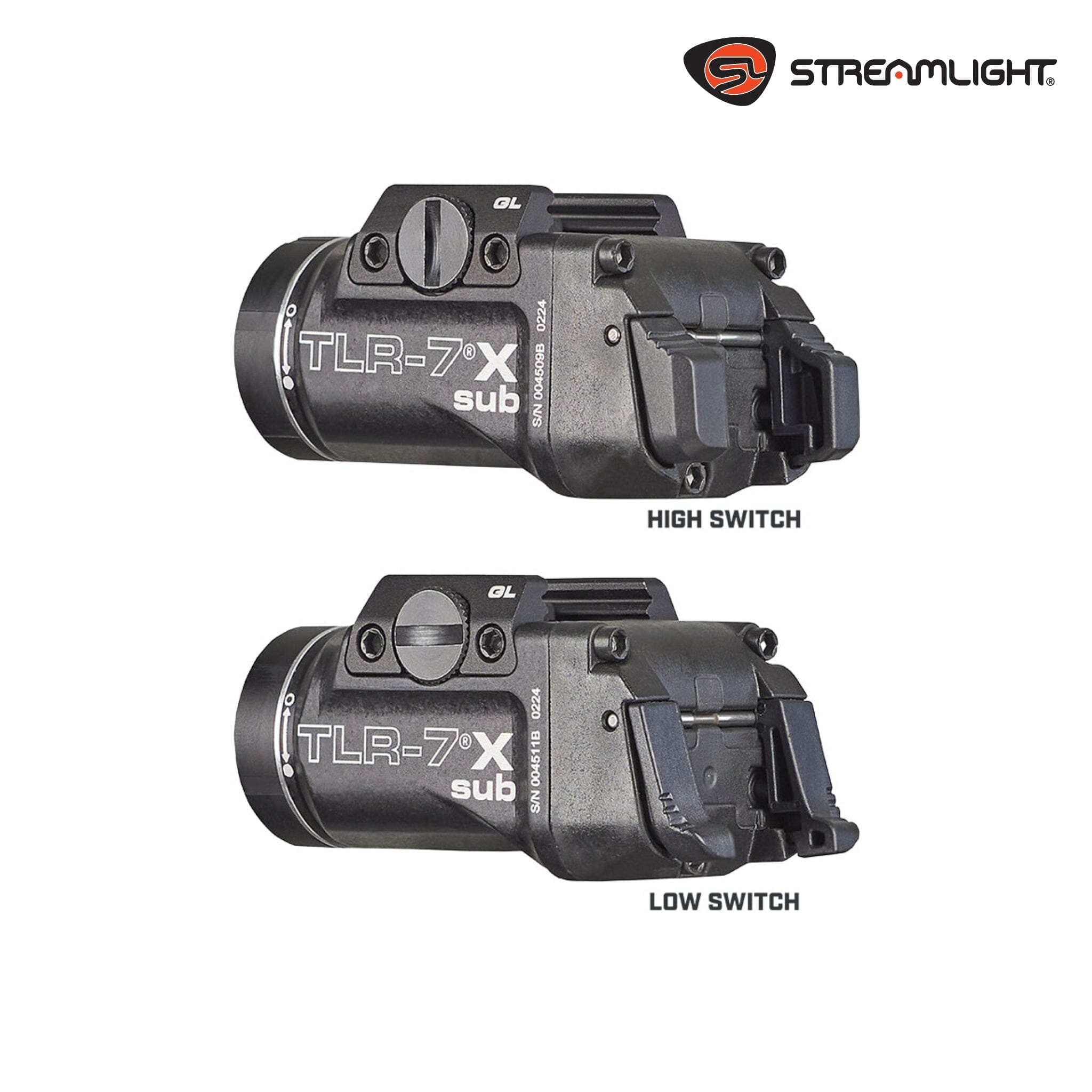 Streamlight TLR-7 X Sub Ultra-Compact Weapon Light Weapon Light Streamlight 