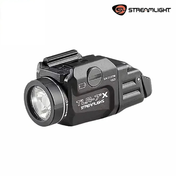 Streamlight TLR-7 X USB weapon light in black with 550 lumens and 5,000 candela