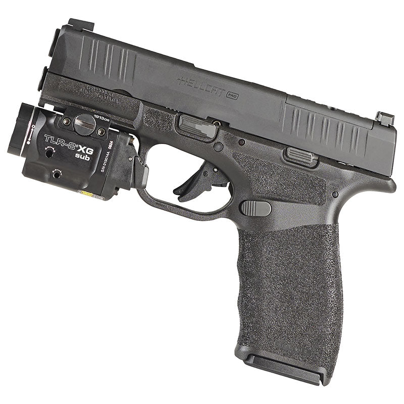 Streamlight TLR-8 X G Sub weapon light for the SIG P365 and P365 XL, sub-compact rail fit
