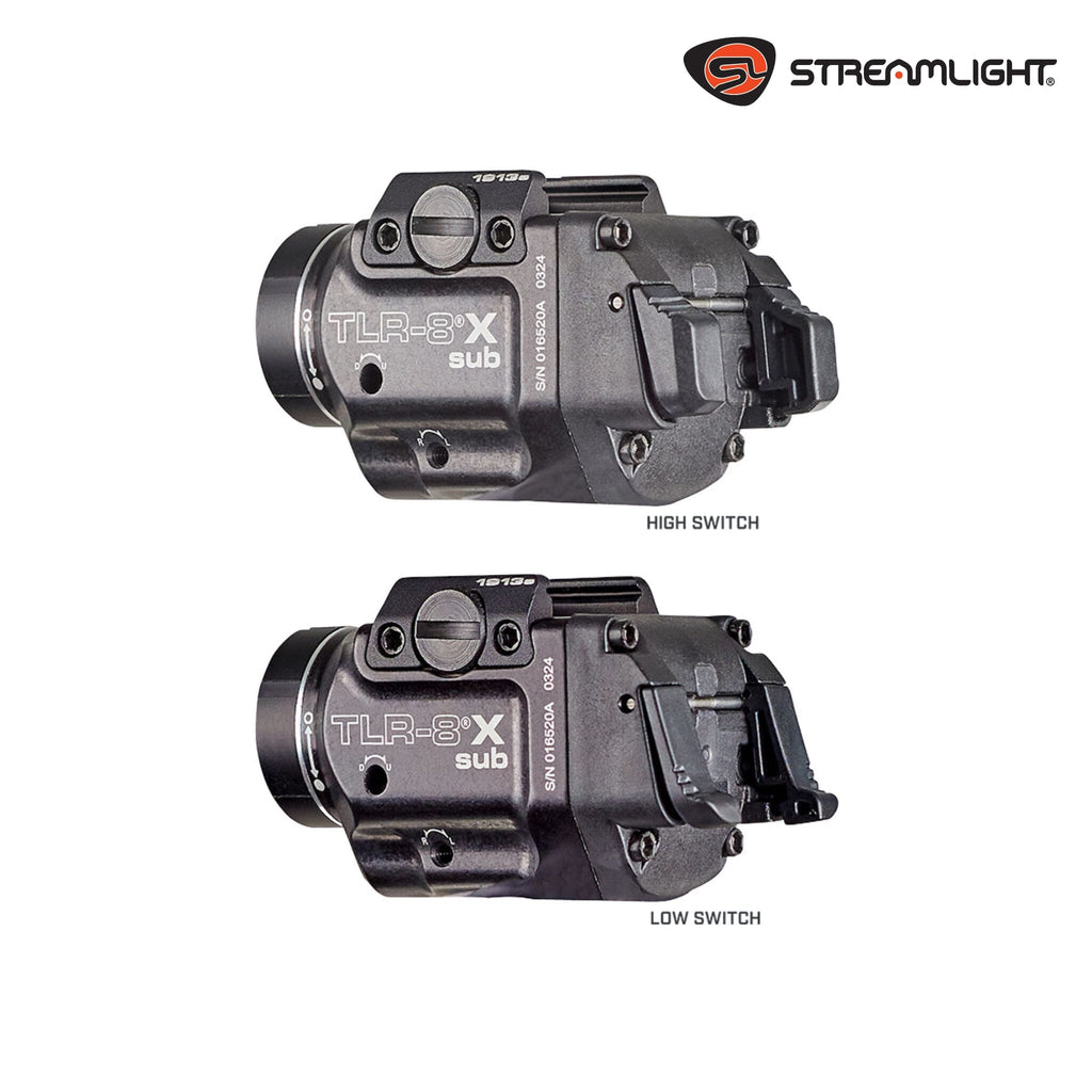 Streamlight TLR-8 X Sub Ultra-Compact Weapon Light with Laser Weapon Light Streamlight 