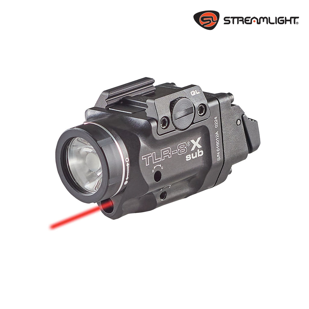 Streamlight TLR-8 X Sub Ultra-Compact Weapon Light with Laser Weapon Light Streamlight 