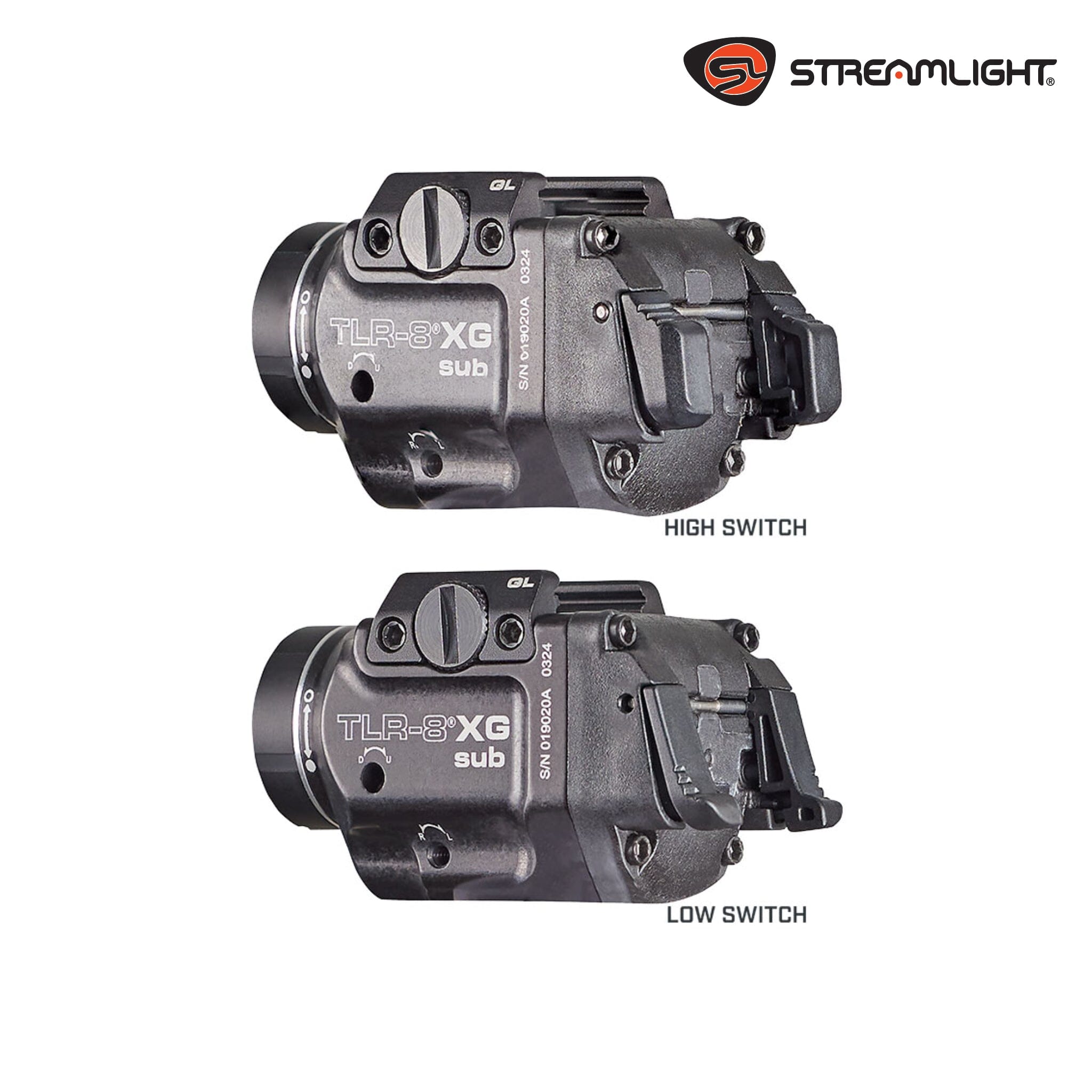 Streamlight TLR-8 X Sub Ultra-Compact Weapon Light with Laser Weapon Light Streamlight 