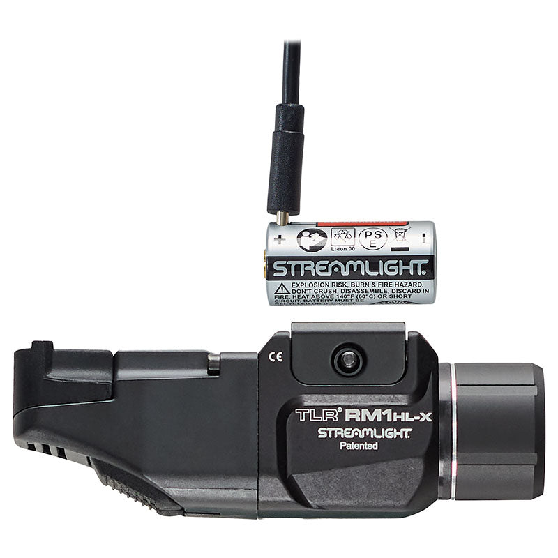 Streamlight TLR RM 1 HL-X USB weapon light system with its remote pressure switch