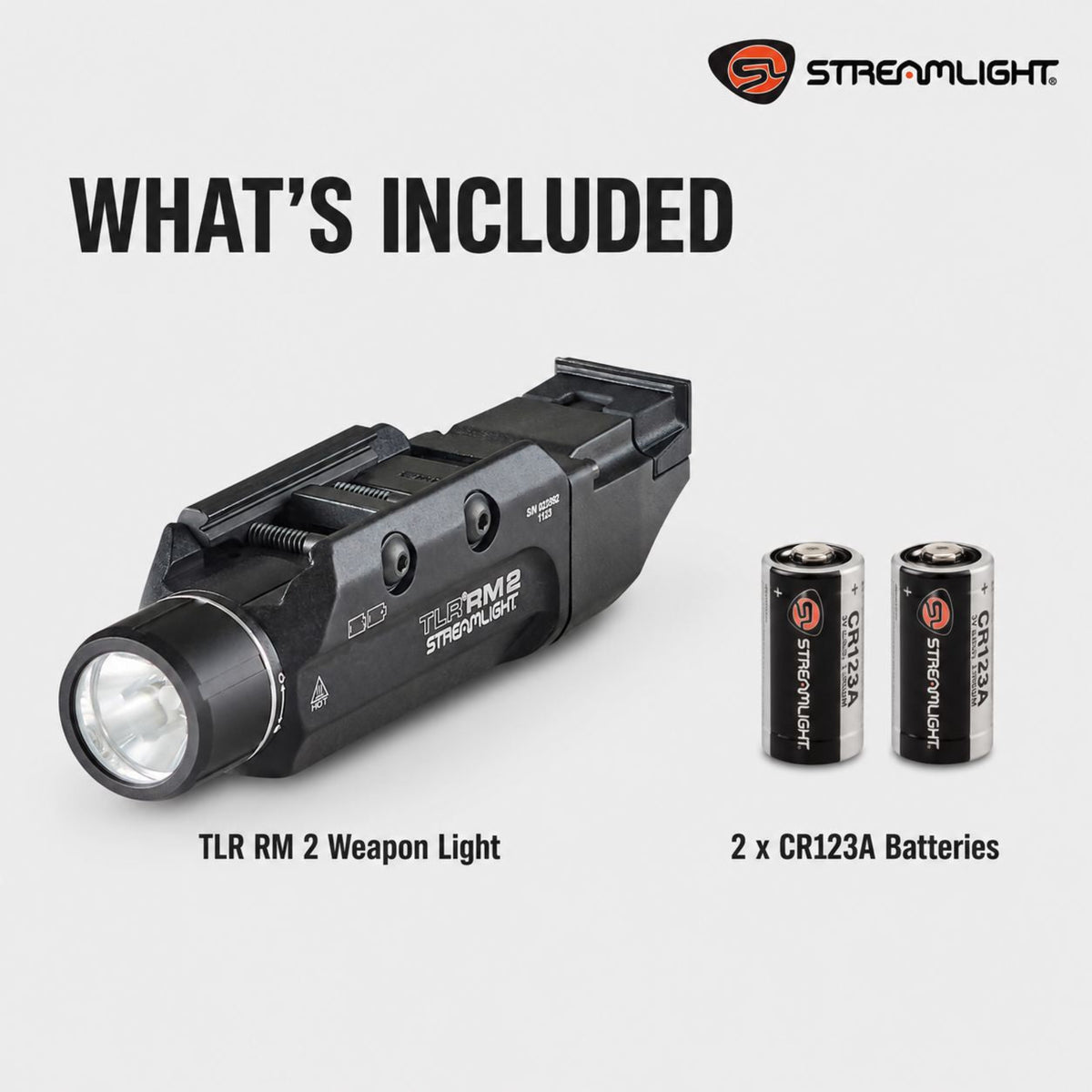 Streamlight TLR RM 2 weapon light rated IPX7 for long gun use