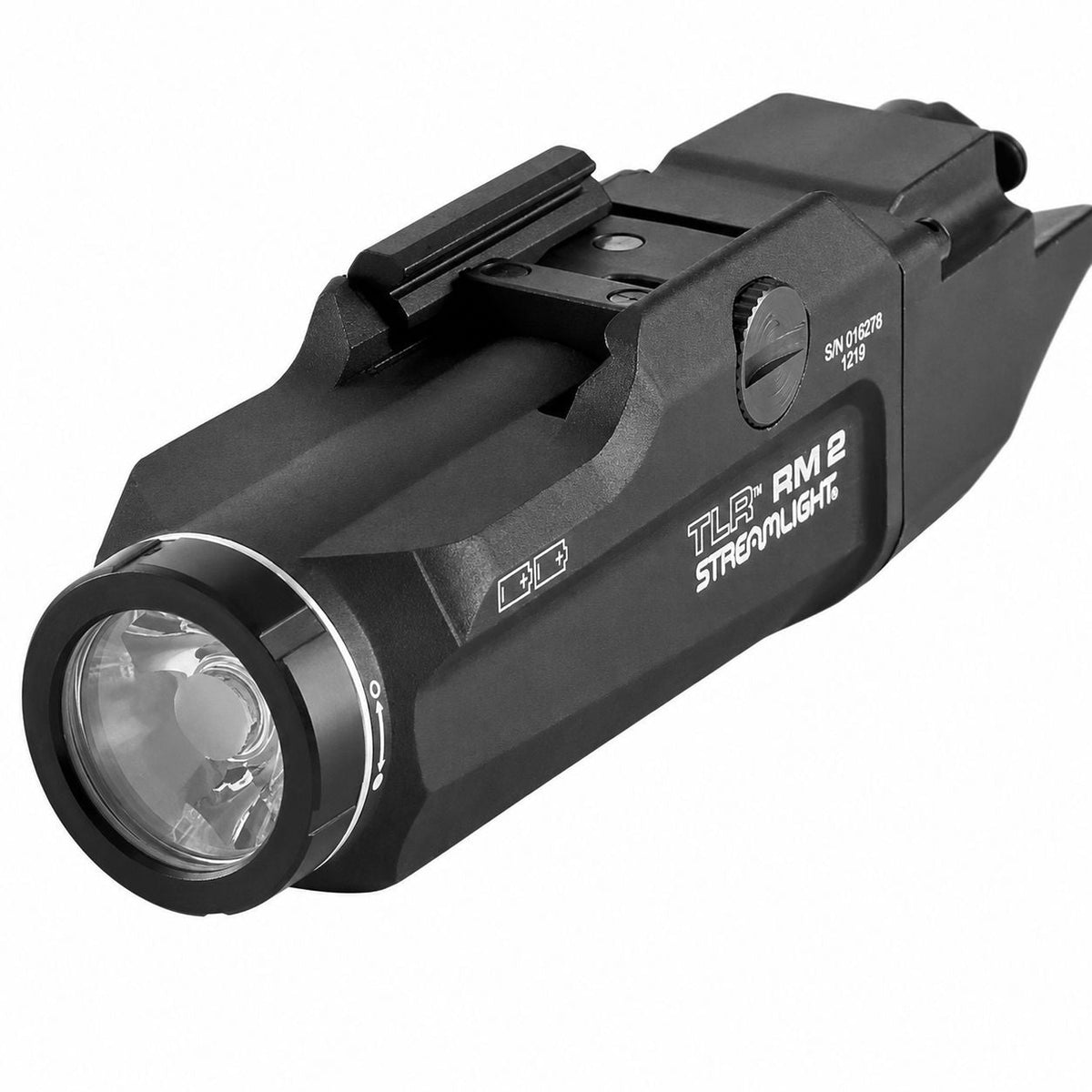 Streamlight TLR RM 2 weapon light system including a remote pressure switch and tail cap