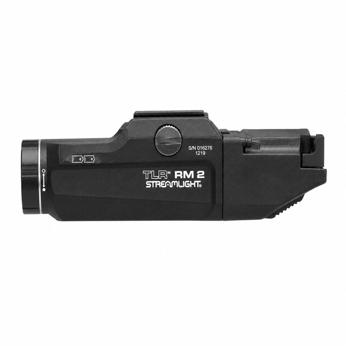 Streamlight TLR RM 2 weapon light system running two CR123A cells for 1.5 hours