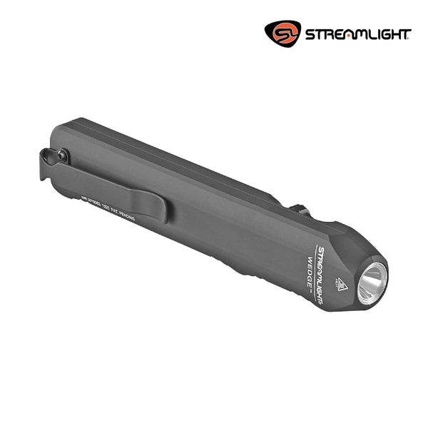 Streamlight Wedge EDC flashlight in black with 300 lumens and a 1000-lumen THRO burst