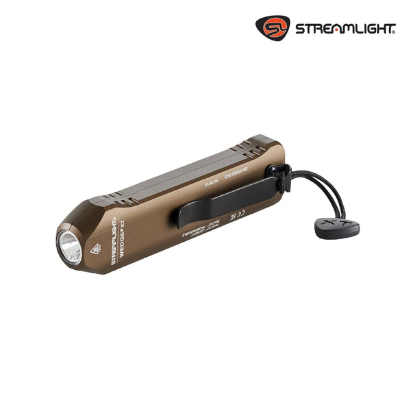 Streamlight Wedge XT EDC flashlight in coyote tan producing 500 lumens