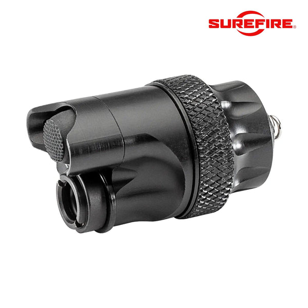 SureFire DS00 Scout Light tailcap switch in black for momentary and constant-on operation
