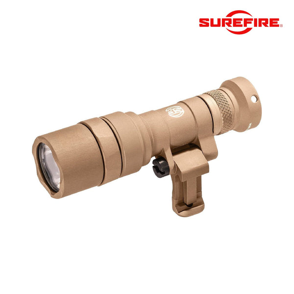 SureFire M340C Mini Scout Light Pro weapon light in tan producing 500 lumens from a compact head