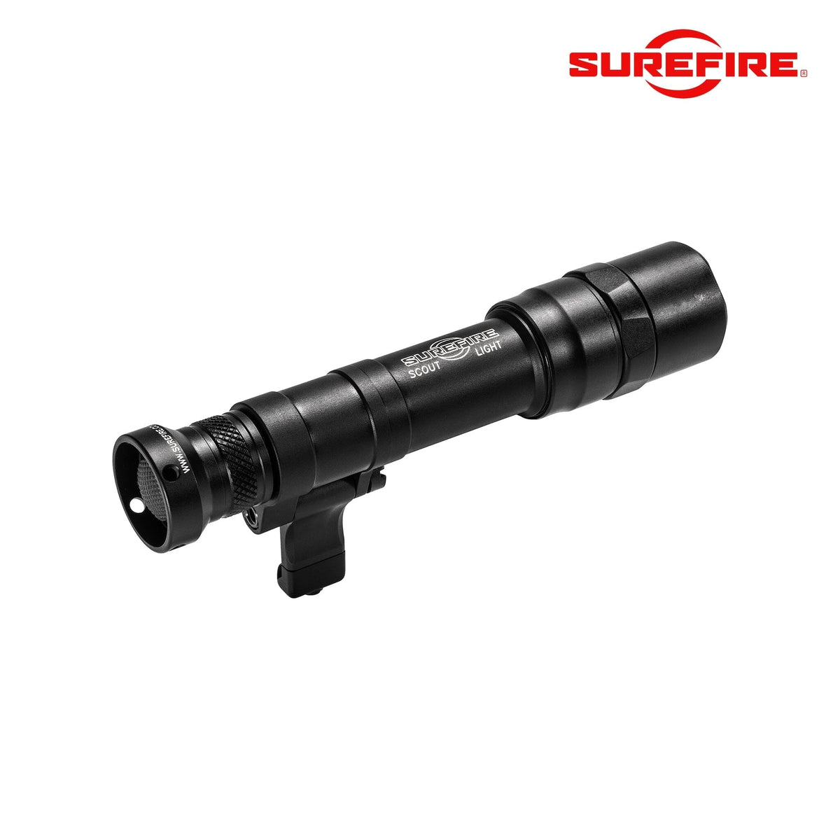 SureFire M640DF Scout Light Pro weapon light running dual fuel on CR123A or a rechargeable 18650 cell