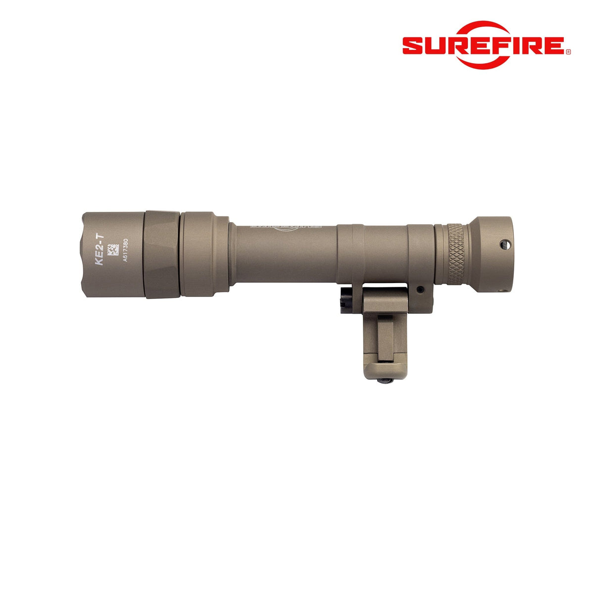 SureFire M640T Turbo Scout Light Pro weapon light powered by a single CR123A lithium cell