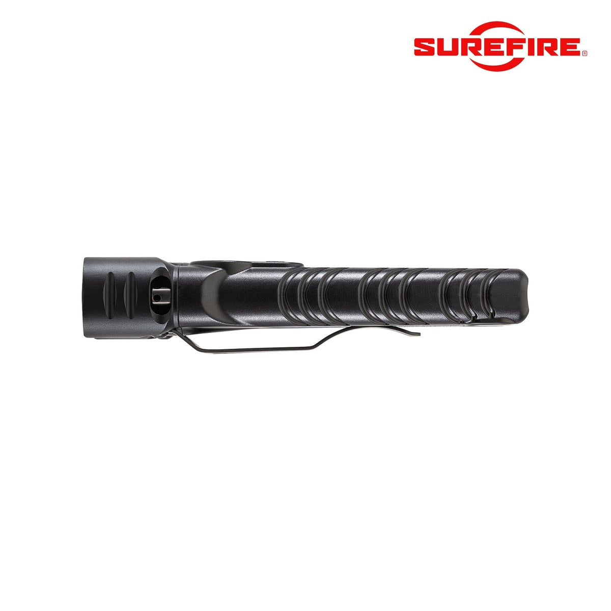 SureFire Stiletto Pro II tactical flashlight with a two-way pocket clip for everyday carry