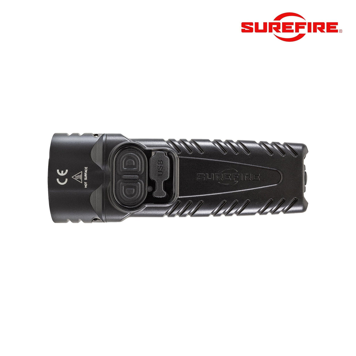 SureFire Stiletto Pro II tactical flashlight with a slim profile that sits flat in a trouser pocket