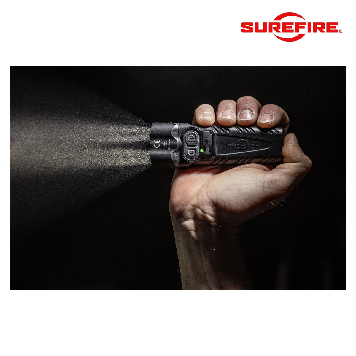 SureFire Stiletto Pro II tactical flashlight with a low-output mode for close work and map reading