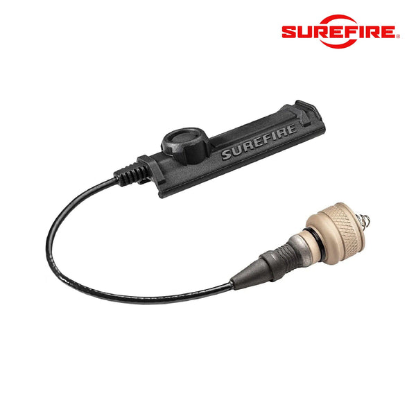 SureFire UE-SR07 Scout Light tailcap and remote switch in tan for Scout Light weapon lights