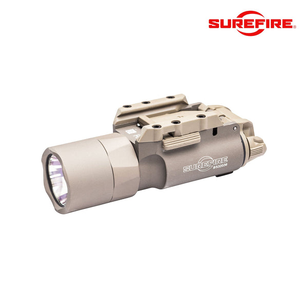 SureFire X300T-A Turbo weapon light in tan with high candela turbo throw for pistols