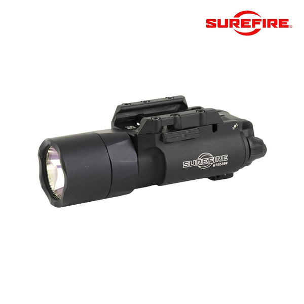 SureFire X300T-B Turbo weapon light in black with high candela turbo throw for pistols