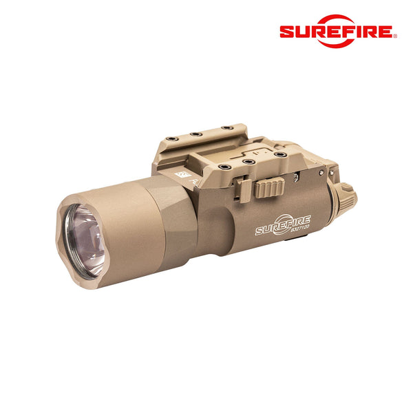 SureFire X300U-A Ultra weapon light in tan producing 1000 lumens for pistol use
