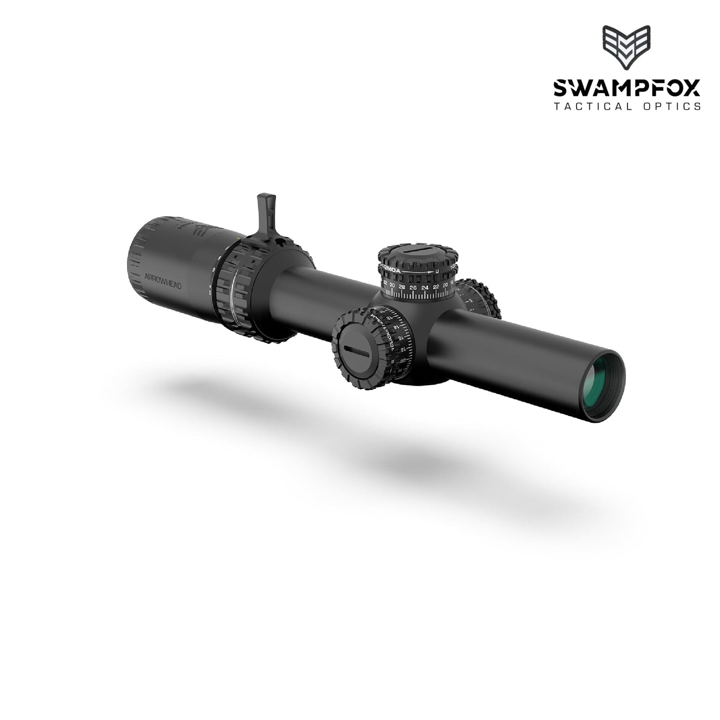 Swampfox Optics Arrowhead 1-10x24 Rifle Scope - Green Guerrilla Dot BDC - ARH11024-GB LPVO Rifle Scope Swampfox Optics 