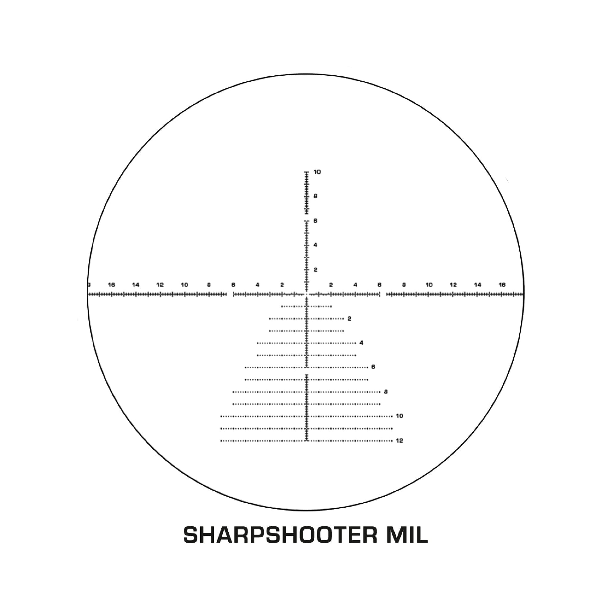 Swampfox Optics Patriot 4-16x44 Rifle Scope - Sharpshooter Grid MIL - PAT41644-L Rifle Scope Swampfox Optics 