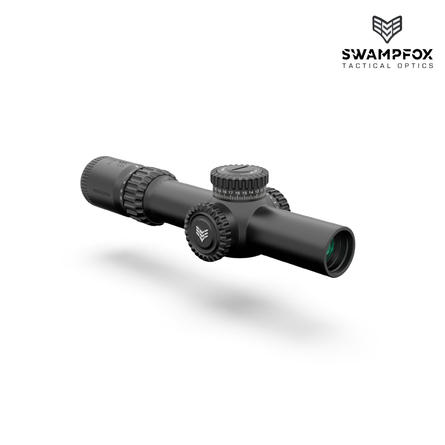 Swampfox Optics WARHORSE 1-6x24 FFP LPVO Rifle Scope - Red Dragon MOA - WAR16241-RM Rifle Scope Swampfox Optics 
