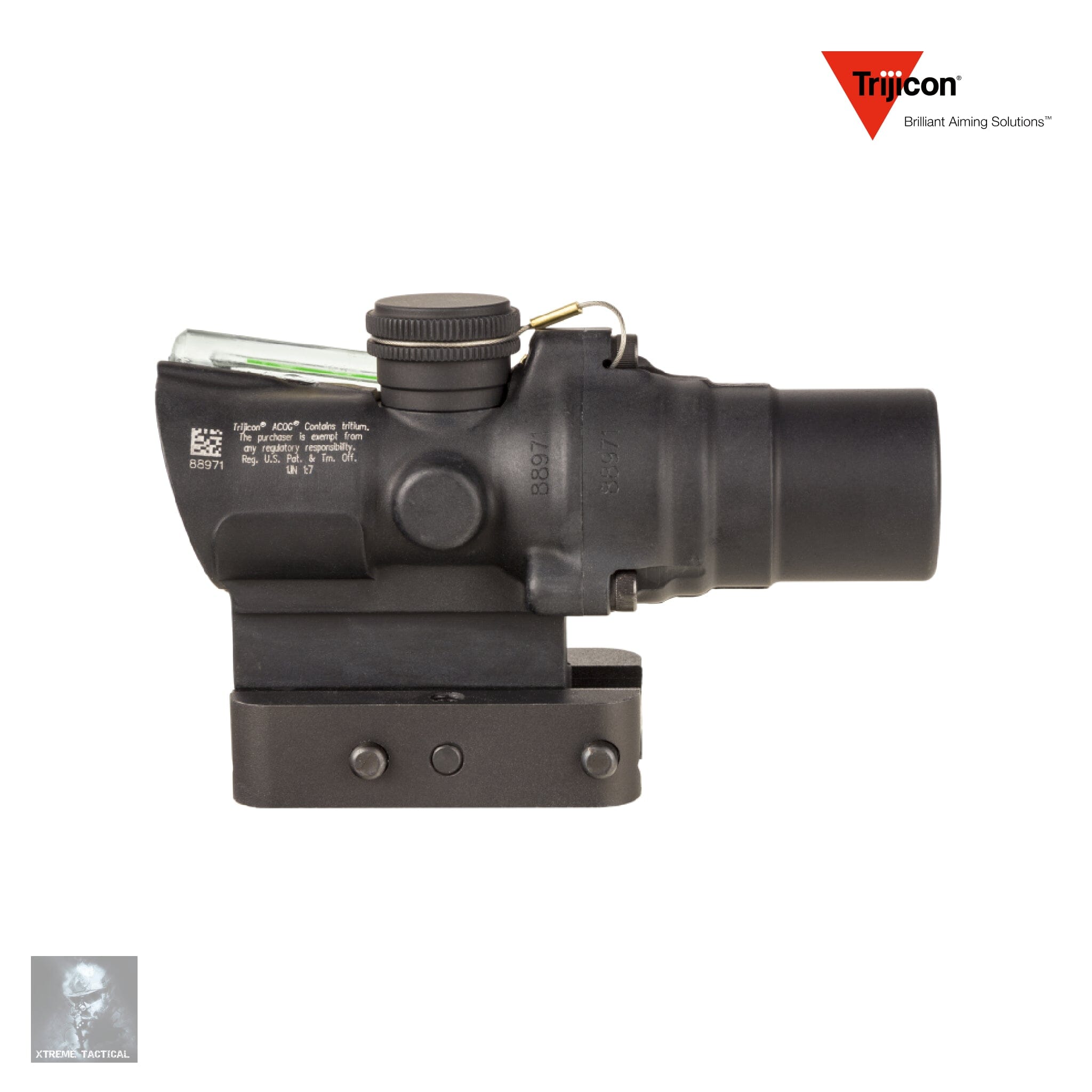 Trijicon 1.5x16S Compact ACOG Scope Green Ring & 2 MOA Center Dot 