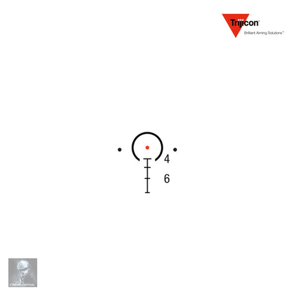 Trijicon 1.5x16S Compact ACOG Scope Red RTR .223 Reticle Rifle Scope Trijicon 