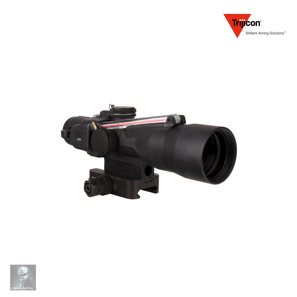 Trijicon 3×30 Compact ACOG Riflescope Red Chevron .223/62gr. Reticle Rifle Scope Trijicon 