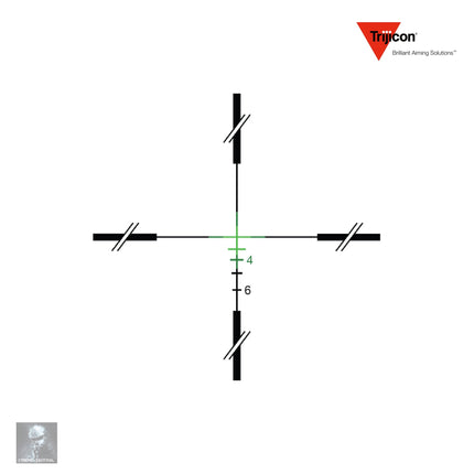 Trijicon 3x30 Compact ACOG Scope Green Crosshair .223/69gr Reticle Rifle Scope Trijicon 