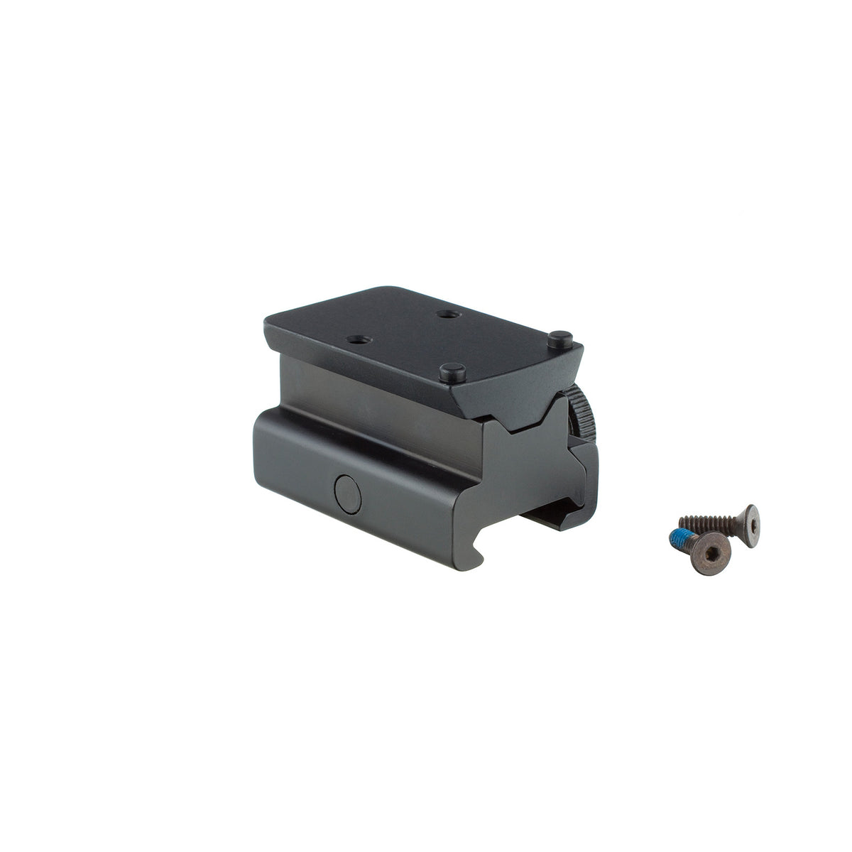 Trijicon RM34 tall Picatinny rail mount that raises the RMR to AR-15 iron sight height