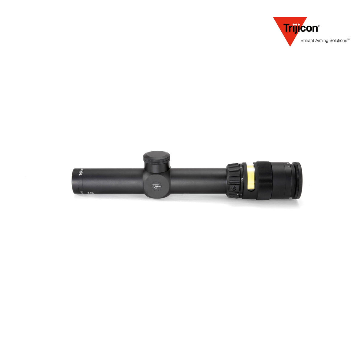 Trijicon AccuPoint 1-4x24 LPVO rifle scope with fibre optic and tritium reticle illumination