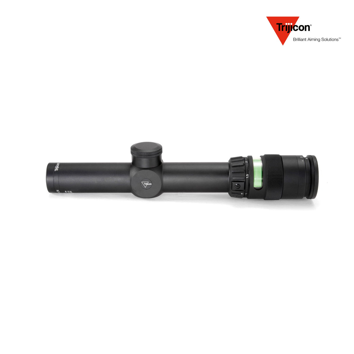 Trijicon AccuPoint 1-4x24 LPVO rifle scope with a BAC triangle post reticle
